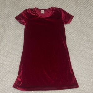 Red Velvet Dress